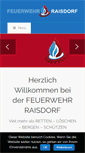 Mobile Screenshot of feuerwehr-raisdorf.de